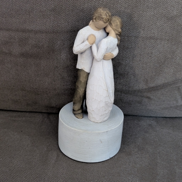 Willow Tree Promise Wind Up Musical Engagement Wedding Love Figurine Canon in D - Picture 7 of 7